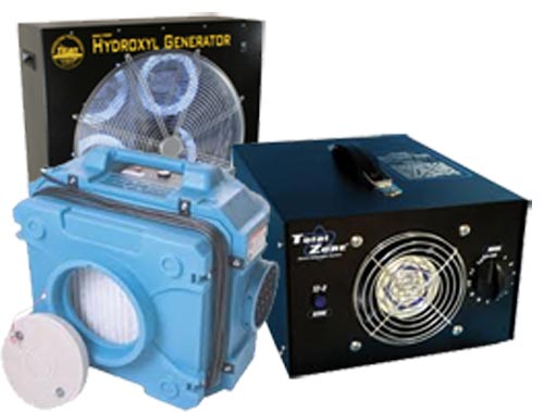 Restoration equipment rental services